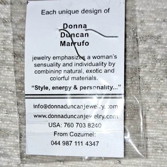 BLACK OBSIDIAN STONE EARRINGS AND PENDANT - Picture 4 of 4